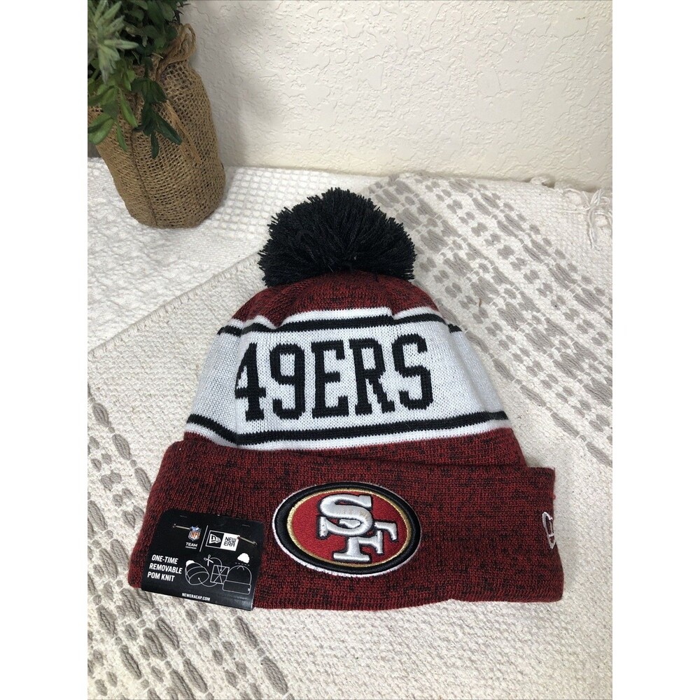 SAN FRANCISCO 49ERS NFL NEW ERA RED  KNIT BEANIE. NEW